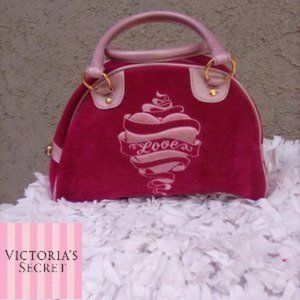 Victoria's Secret Love velvet small bag